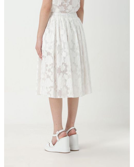 Barena White Skirt