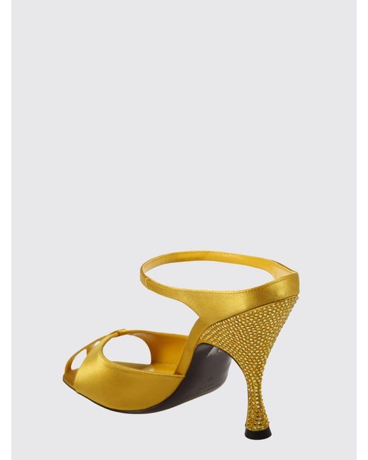 Mules di Herbert Levine in Yellow