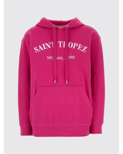 Michael Kors Pink Cotton Hoodie