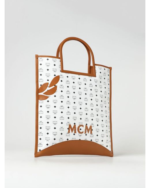 MCM White Handtasche