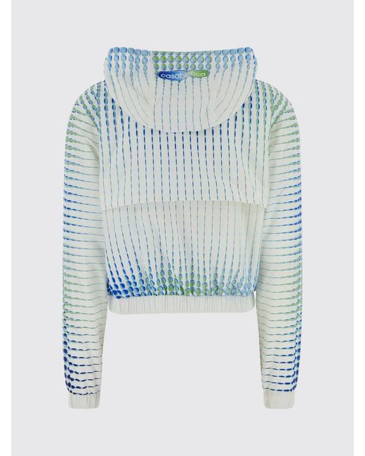 Casablanca Blue Printed Polyester Sweatshirt