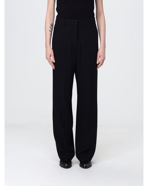 Isabel Marant Black Classic Silk Blend Trousers