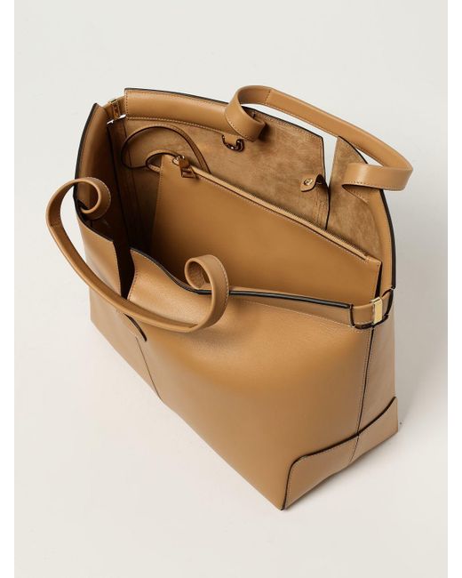 Tod's Natural Schultertasche Damen