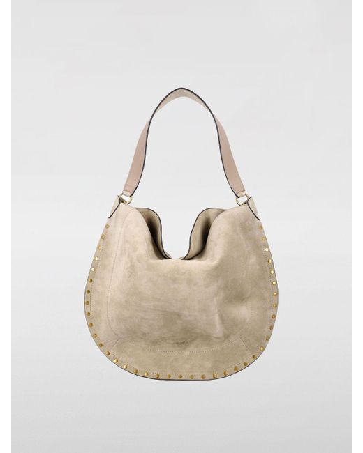 Borsa Oskan di Isabel Marant in Natural