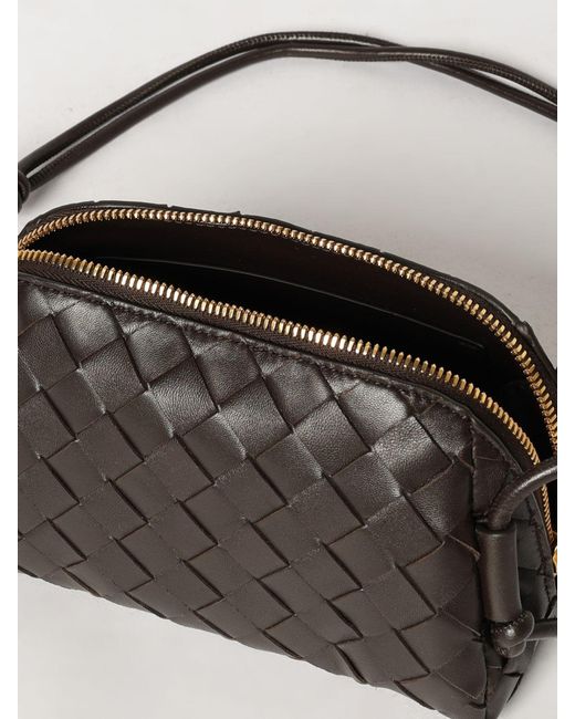 Bottega Veneta Gray Concert Mini Crossbody Bag