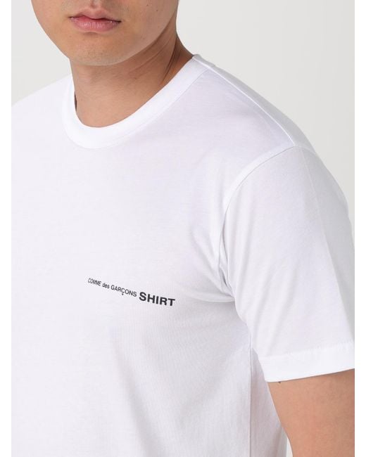 Camiseta Hombre Comme des Garçons de hombre de color White