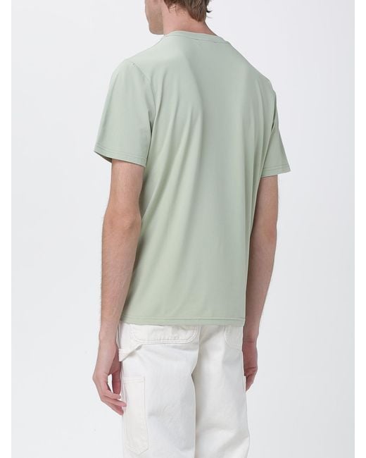 Peuterey Green Cotton Blend T-Shirt With Logo for men