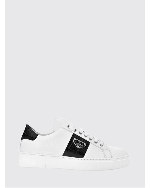 Philipp Plein White Low-Top Sneakers for men
