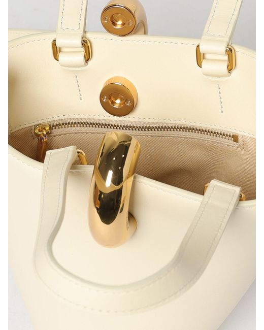 Jacquemus Natural Small Bambola Leather Bag