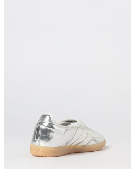 Adidas Originals White Samba Jane Mary Jane Ballet Flats