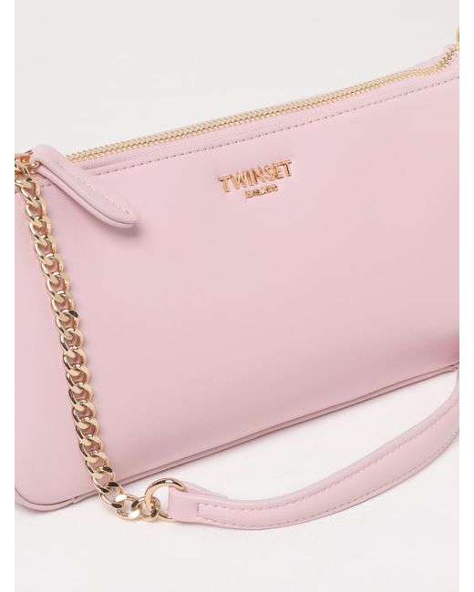 Twinset Pink Schultertasche Damen