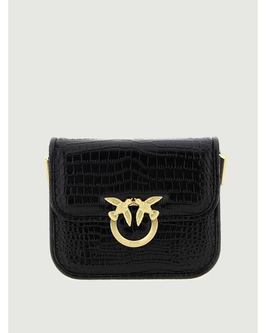 Sac Porté Épaule Femme Pinko en coloris Black