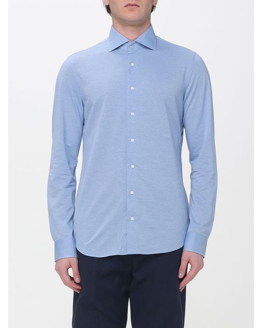Michael Kors Blue Cotton Blend Shirt for men