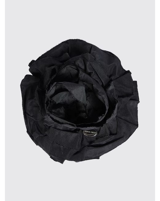 Liviana Conti Black Polyester Brooch