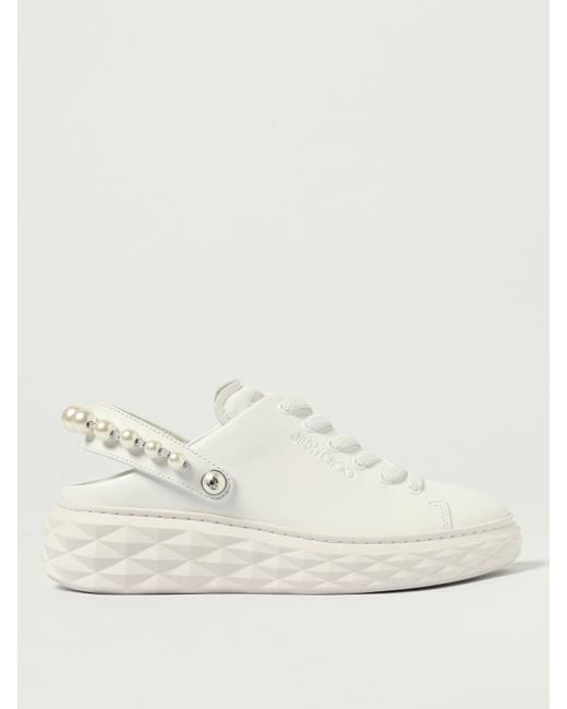 Jimmy Choo Natural Flache Sandalen Damen