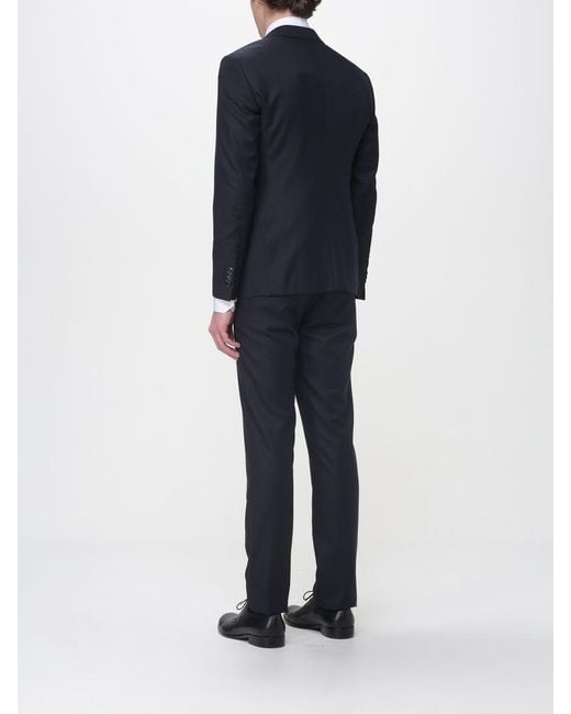 Giorgio Armani Blue Cashmere And Wool Suit for men