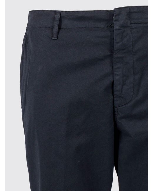 Dondup Blue Stretch Cotton Chino Trousers for men