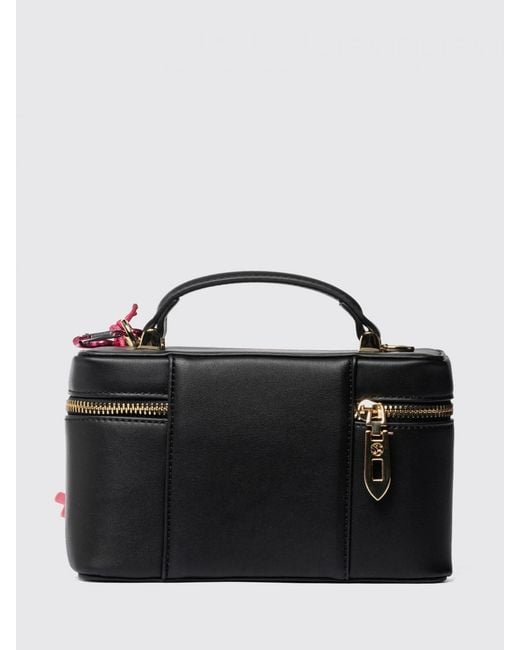 Secret Pon-pon Black Shoulder Bag