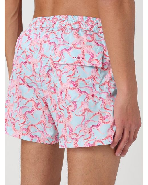 Kampos Pink Swimsuit for men