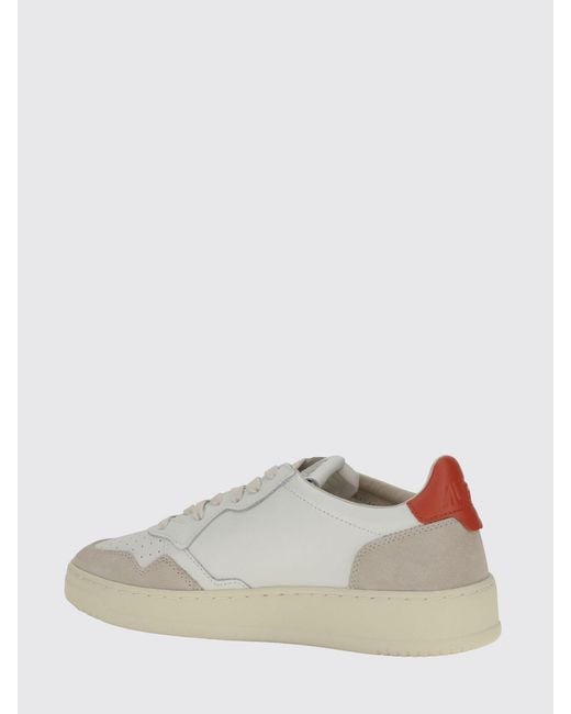 Autry White Medalist Low Sneakers for men