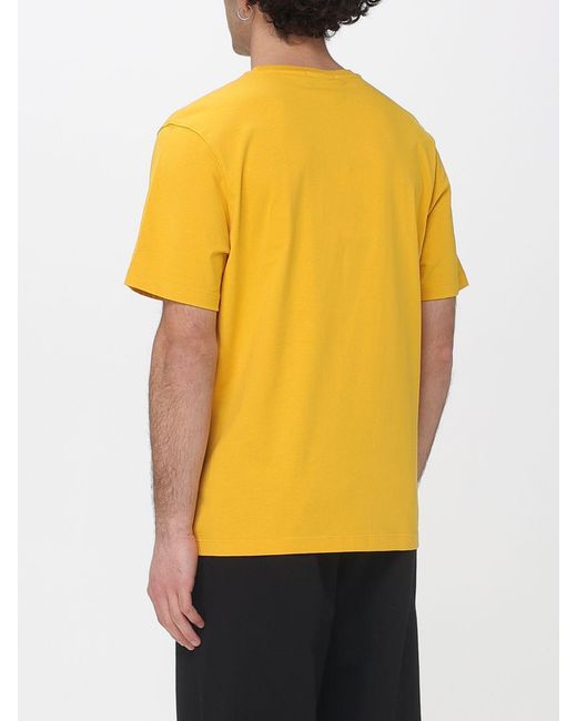 T-Shirt Basic di Laneus in Yellow da Uomo