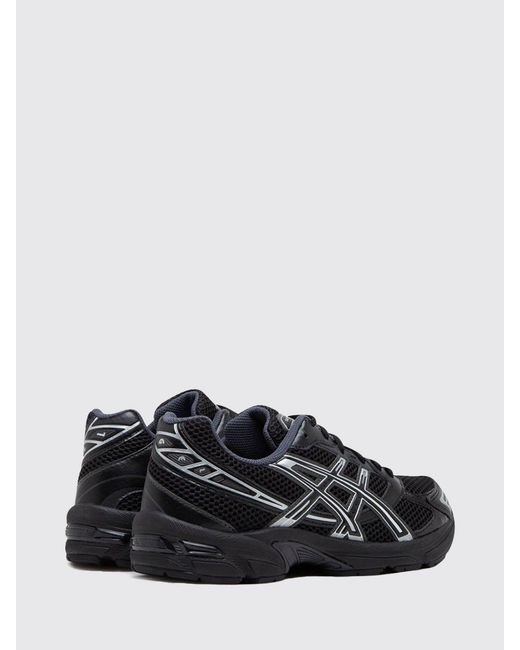Asics Black Gel-1130 Synthetic Leather And Mesh Sneakers With Gel Technology for men