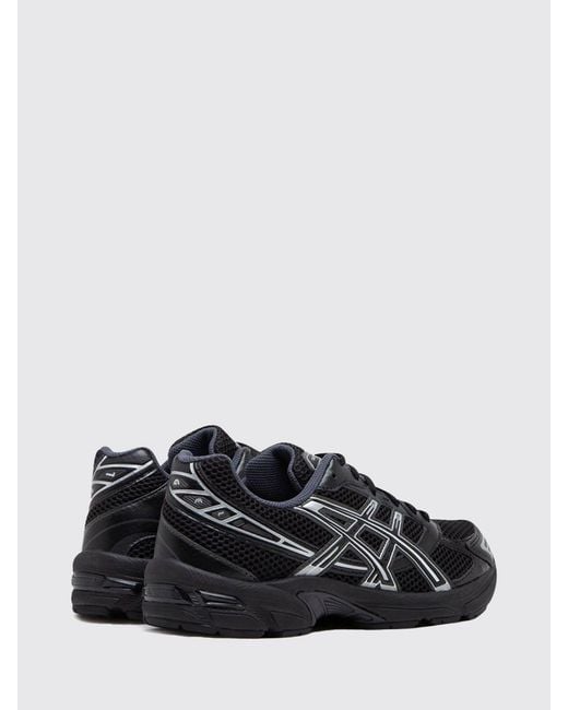 Asics Black Gel-1130 Synthetic Leather And Mesh Sneakers With Gel Technology for men