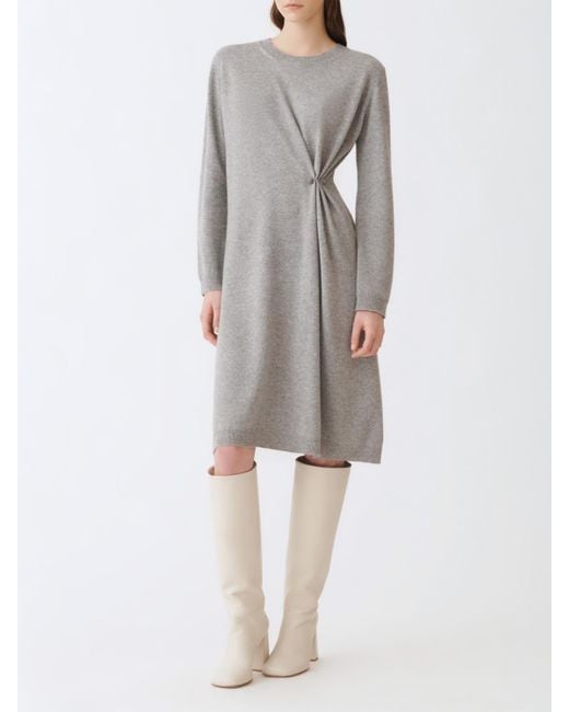 Fabiana Filippi Gray Dress