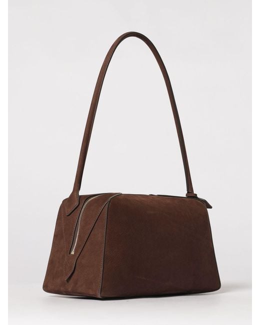 Alaïa Brown Le Bouledogue Nubuck Bag