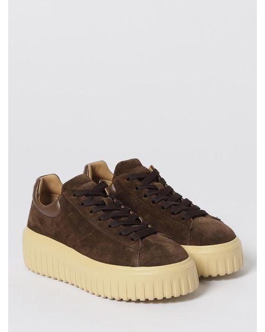 Baskets Femme Hogan en coloris Brown