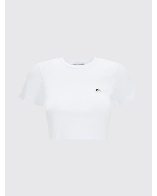Fiorucci White Cotton Crew-Neck T-Shirt
