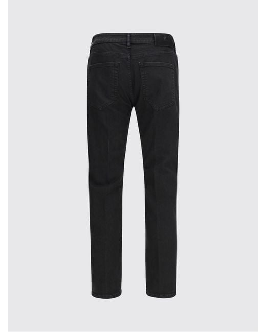 PT Torino Black Denim Slim Fit Jeans for men