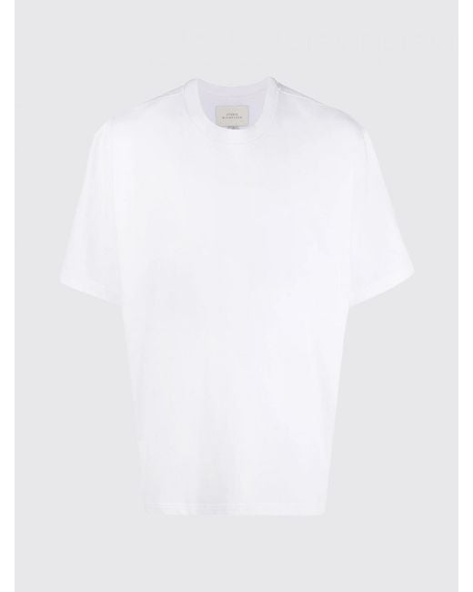 Studio Nicholson White Basic Cotton T-Shirt for men