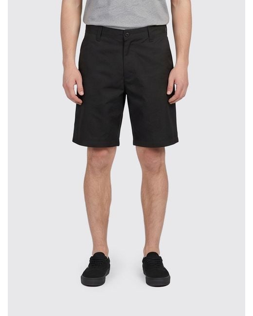 Carhartt Black Cotton Blend Chino Shorts for men
