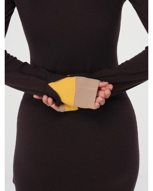 Robe Courte À Design Superposé Fendi en coloris Multicolor