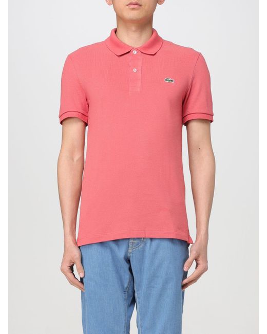 Lacoste Red Polo Shirt for men