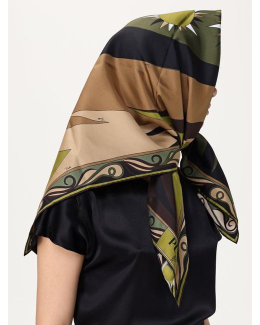 Foulard di Emilio Pucci in Green