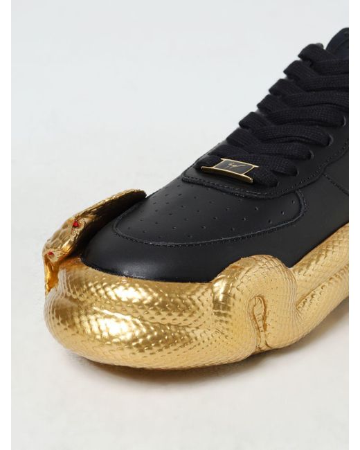 Sneakers Cobras in pelle con logo di Giuseppe Zanotti in Black da Uomo