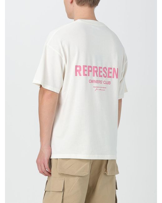 Camiseta Represent de hombre de color White