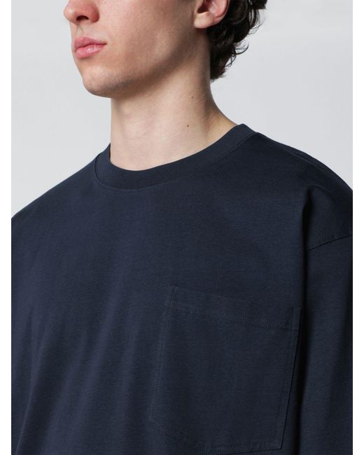 Dries Van Noten Blue Cotton T-Shirt for men