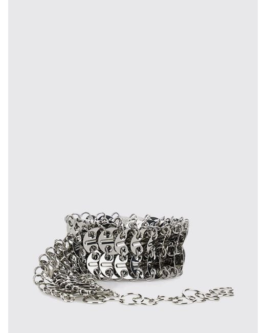 Rabanne White 1969 Knitted Aluminum Belt
