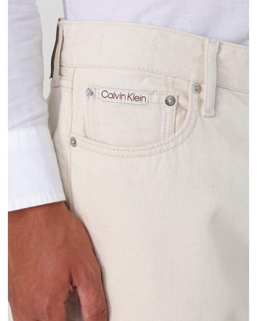 Calvin Klein White Jeans for men