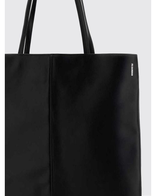 Jil Sander Black Linea Leather Bag