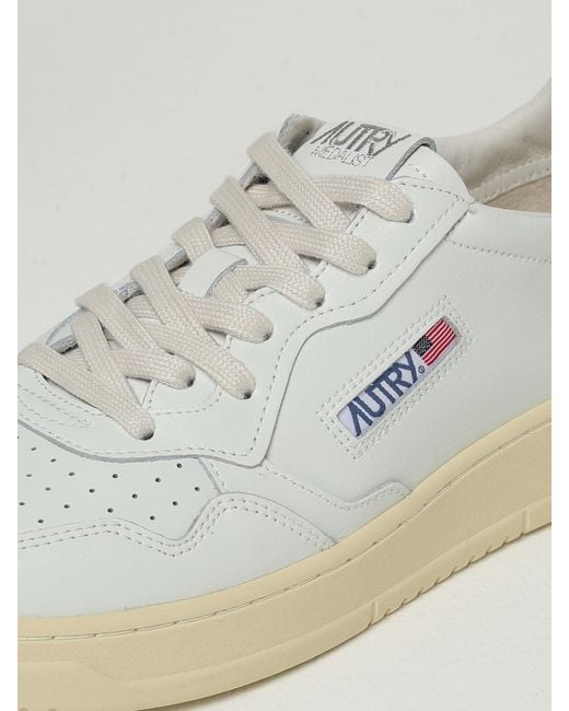 Autry Natural Medalist Leather Sneakers for men