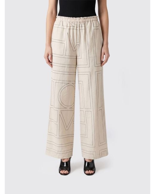 Totême  Natural Silk Palazzo Trousers