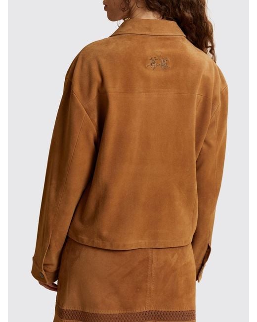 La Martina Brown Suede Jacket