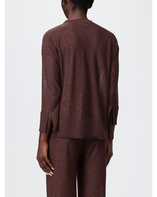 Kangra Purple Viscose Blend Cardigan