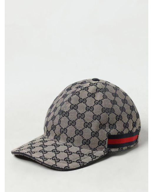 Cappello Original GG in tessuto jacquard di Gucci in Gray da Uomo