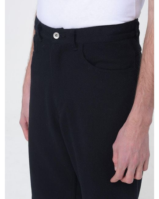 Auralee Blue Knee-Length Straight Fit Silk Shorts for men