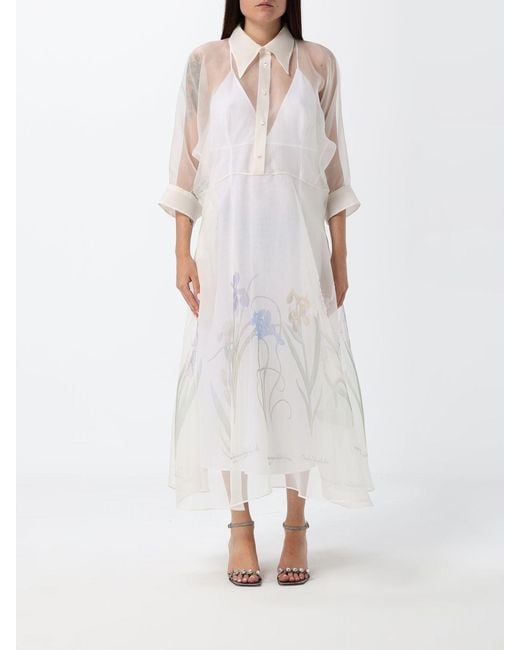 Alberta Ferretti White Dress